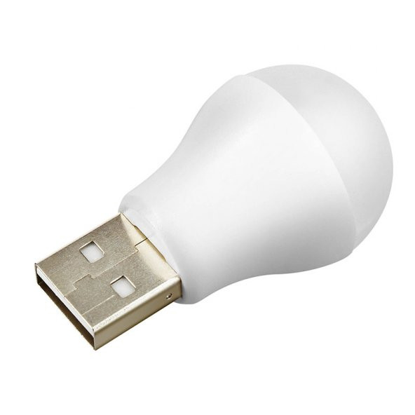 POWERMASTER PM-20920 5 VOLT - 1 AMPER USB LED LAMBA BEYAZ - 2