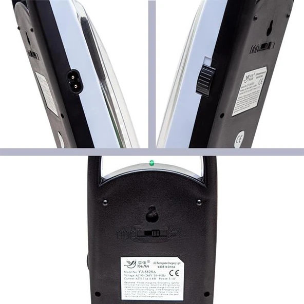 Powermaster Yajia YJ-6828A 62 Led'li Şarjlı Işıldak - 5