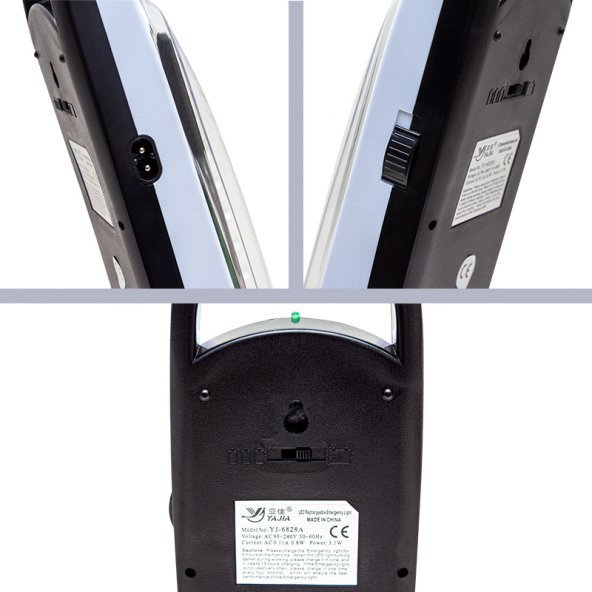 Powermaster Yajia YJ-6828A 62 Led'li Şarjlı Işıldak - 2