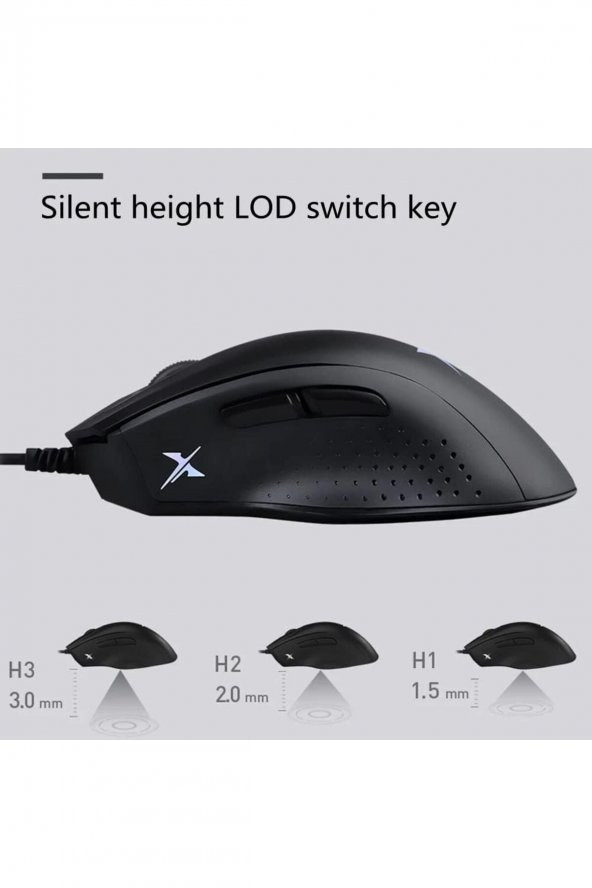 A4 Tech Bloody X5 Pro S.Black 16.000 Cpi Optik, Esports Rgb-X Serisi Gaming (Oyuncu) Mouse, Siyah - 4