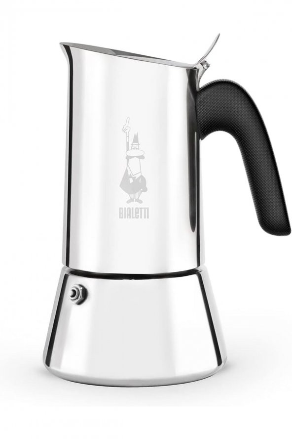 Bialetti - Yeni Venüs Indüksiyonu, Paslanmaz Çelik Italyan Espresso Makinesi, Her Türlü Tabağa Uygun