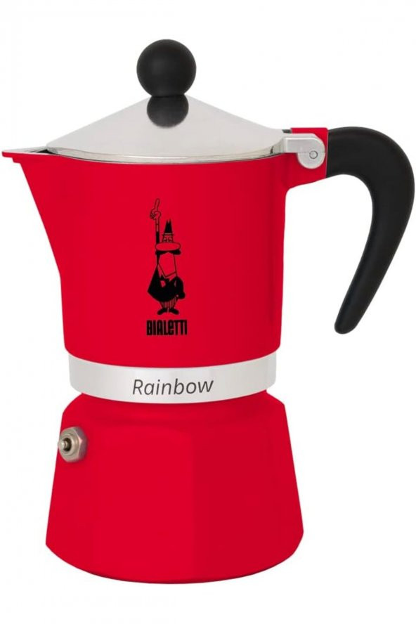 Rainbow Mokapot Kırmızı 3 Cup