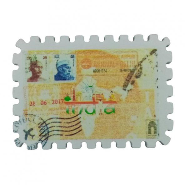 Hindistan Temalı Pul Magnet ürün görseli