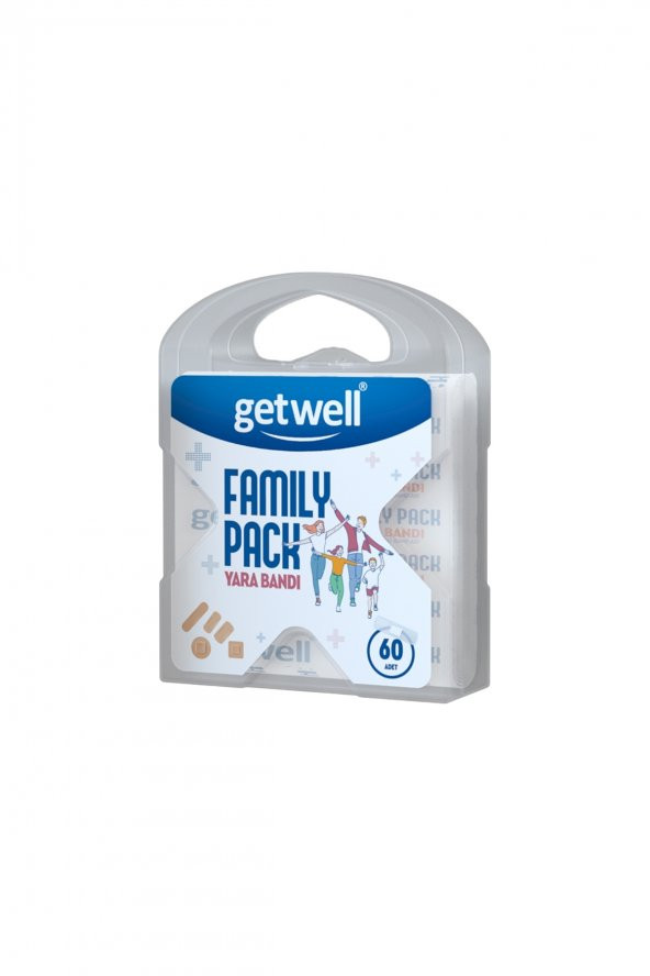 Getwell Yara Bandı Family Pack 60lı