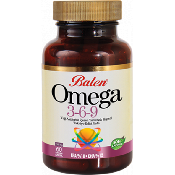 Balen Omega 3 6 9 Kapsül 1585 mg x 60 Yumuşak Kapsül