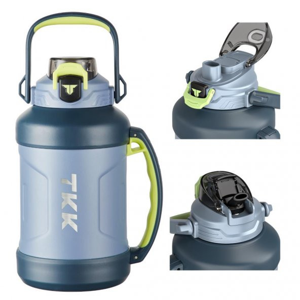 TKK Çelik Termos 1650Ml Mavi - 2