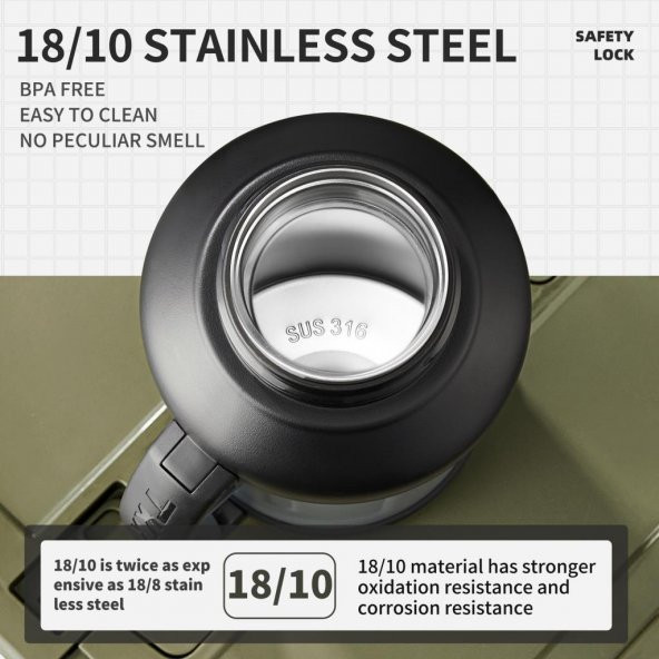 TKK Çelik Termos 1650Ml Mavi - 3