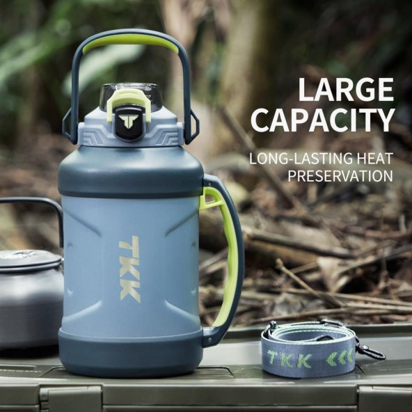 TKK Çelik Termos 1650Ml Mavi - 8