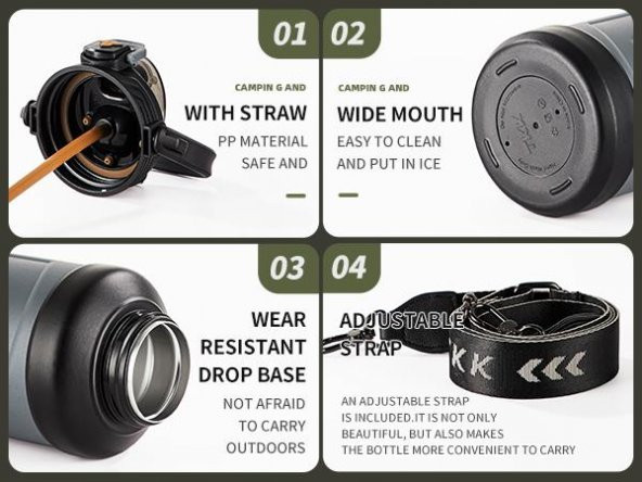 TKK Çelik Termos 1650Ml Mavi - 12