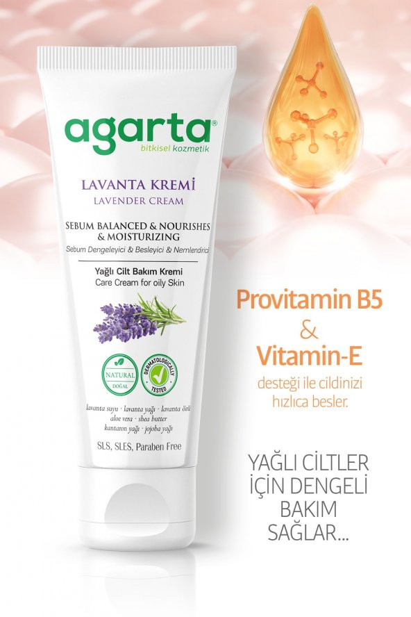 Agarta Doğal Lavanta Cilt Bakım Kremi 75 ml - 5