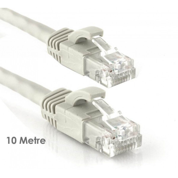 Cat6 İnternet veri Hızlı Aktarım 10 Metre Kablo Patch Network Ethernet Kablo 10M.