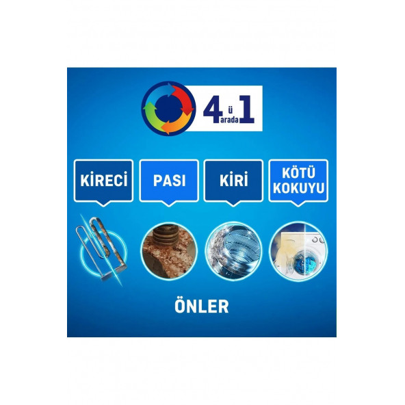 Calgon Power Kir, Pas, Kireç ve Koku Önleyici 4'ü 1 Arada Ultra Konsantre Toz 250 gr - 4