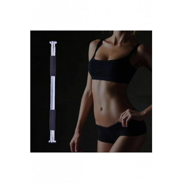 Koridor Kapı Barfiksi Barfix Aleti Çubuğu Çekme Barı 60-100 cm Demiri Bar A91 (OD-02) - 2