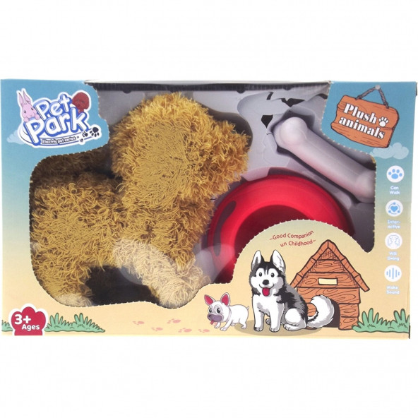 Mega Sesli ve Hareketli Kahverengi Yavru Köpek - 2