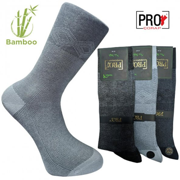 17104-3 Tumaniş Bambu Erkek Çorabı No: 41-44