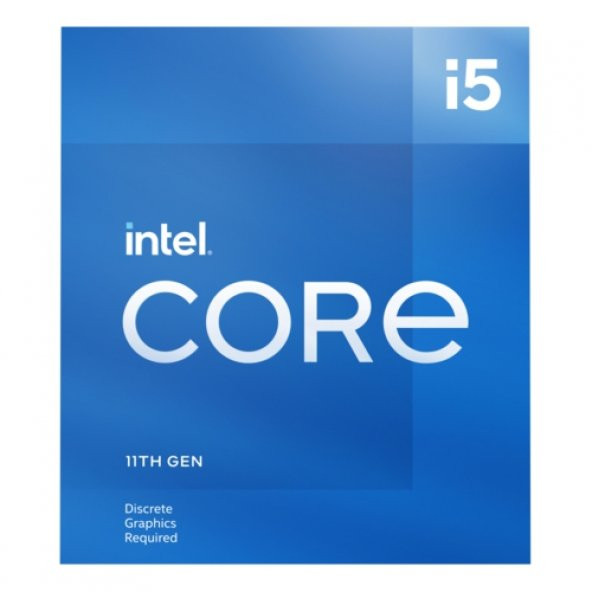 Intel Core i5-11400F BX8070811400F (2.6 GHz - 4.4GHz) 12MB LGA1200P 65W Tray İşlemci