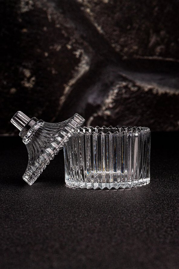 Cam Şekerlik Mini Lokumluk İkramlık Drajelik - 6