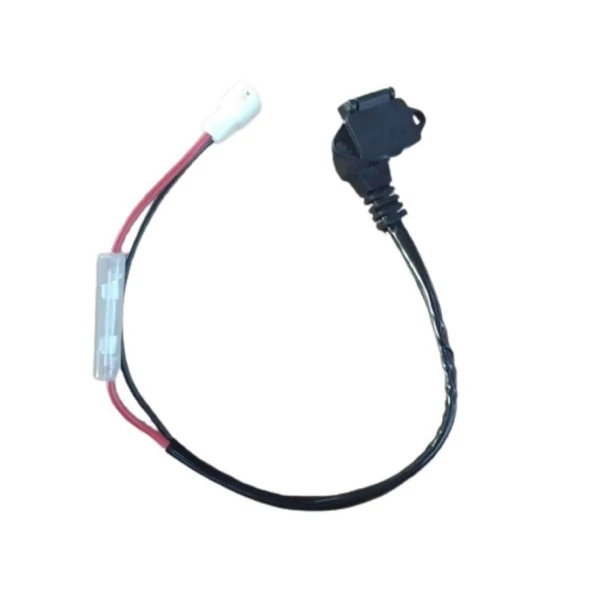 ŞARJ BAĞLANTI GİRİŞ SOKETİ SİGORTALI [KABLOLU VE KAPAKLI]  E-BIKE ürün görseli