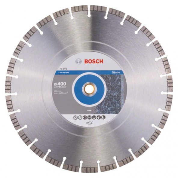 Bosch Best 350x25,40x20mm Elmas Taş Kesme Diski 2608602649 - 2