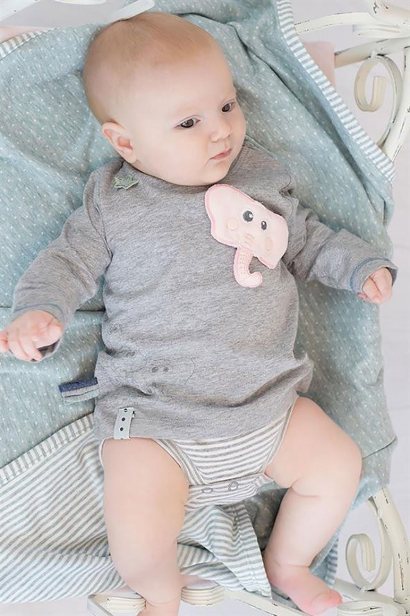 OrganicEra Organik Uzun Kollu Tshirt Body - Resim 2