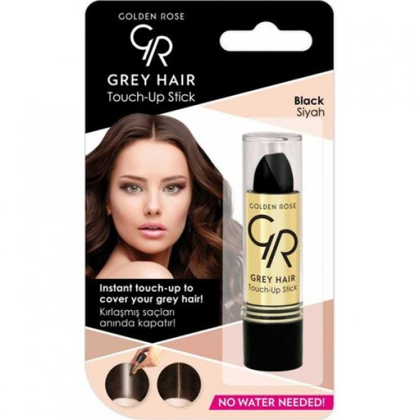 Golden Rose Gray Hair Touch-up Beyaz Saç Kapatıcı Stick 01- Siyah