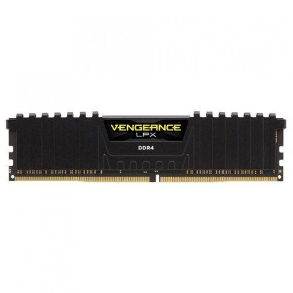 CORSAIR CMK32GX4M2E3200C16 32GB (2X16GB) DDR4 3200MHz CL16 VENGEANCE LPX DIMM BELLEK BLACK