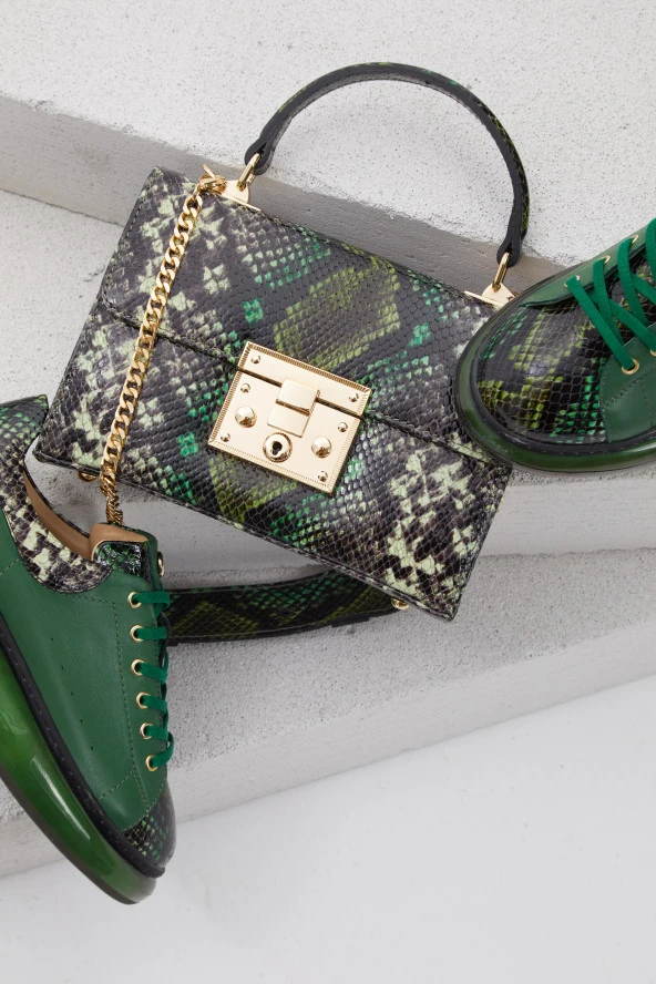Duygushoesbag Hakiki Deri Özel Tasarım Sneakers - 7