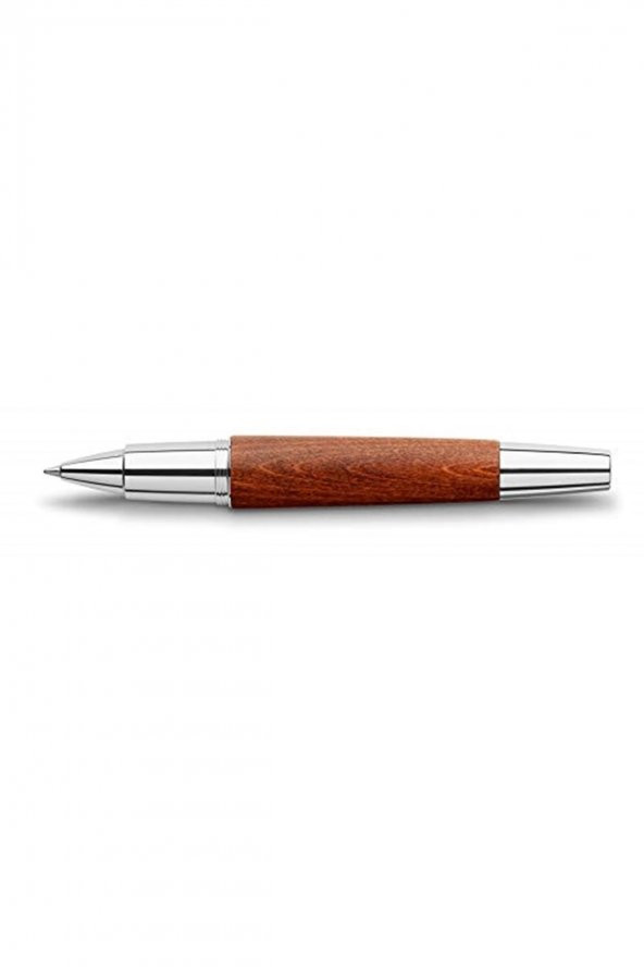 Faber-castell E-motion Krom/ahşap Roller, Kahverengi - 2