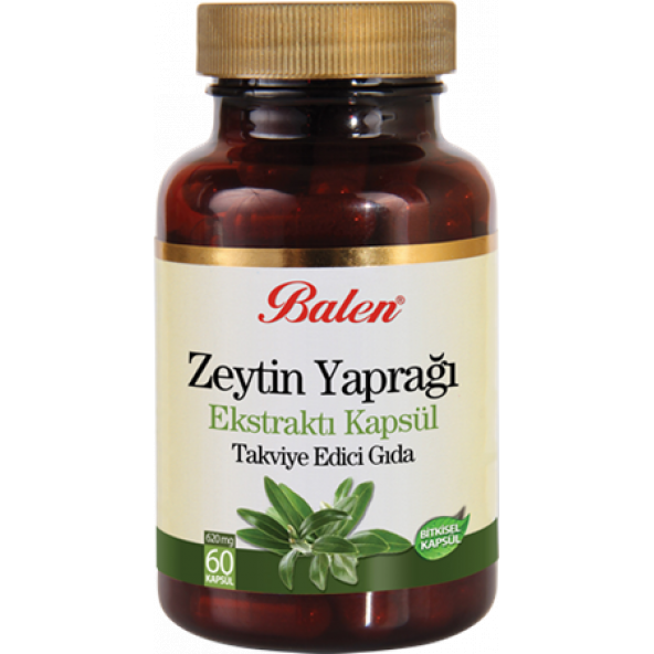 Balen Zeytin Yaprağı Ekstraktı Kapsül 500 Mg 60 Kapsül