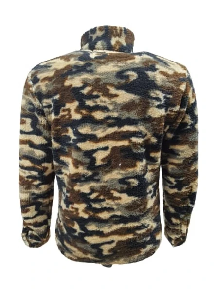 Yegua Y01214 Erkek Desenli Kuzu Pelüş Gömlek - Resim 4