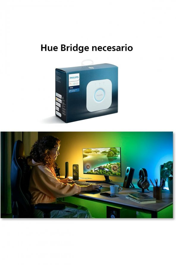 NoHar Gradient Pc Monitör Akıllı Renkli Led Şerit, 24-27 Inch, Aydınlatma - 5
