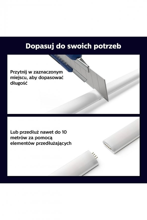 NoHar Gradient Renkli Akıllı Led Şerit Aydınlatma, 2M, 16 Milyon Renk Ve Renk Geçişli - 4