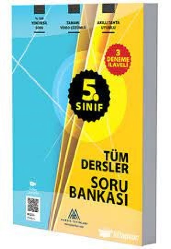 5.Sınıf Tüm Dersler Soru Bankası 3 Deneme İlaveli Tamamı Video Çözümlü Marsis Yayınları