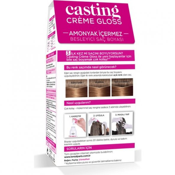 LOréal Paris Casting Crème Gloss Saç Boyası - 5102 Cool Mocha - 3