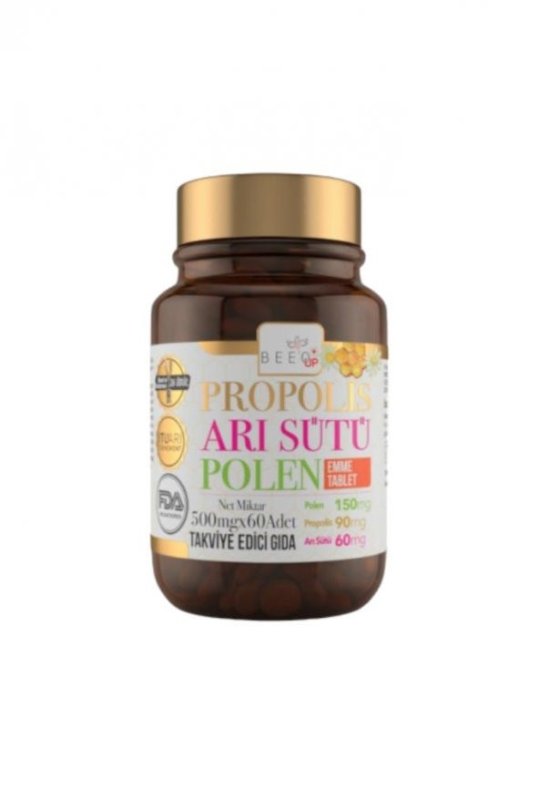BEEO UP Propolis - Arı Sütü - Polen 60 Emme Tablet ÇOCUK ürün görseli