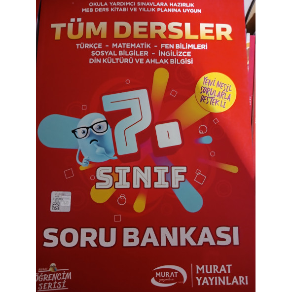 Murat yayınları 7.sınıf soru bankası