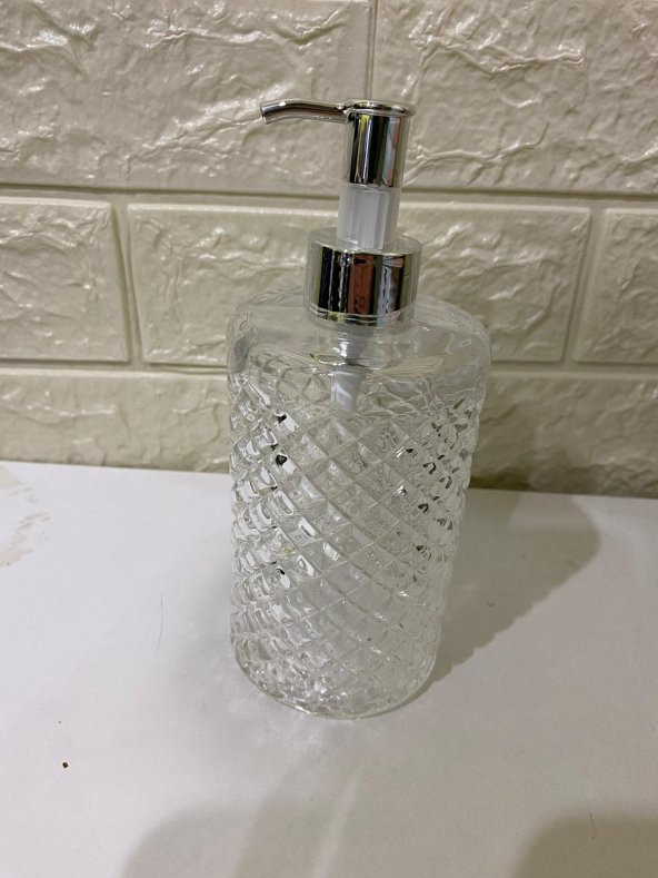 500 Ml Cam Sabunluk Cam Premium Sıvı Sabunluk - 2