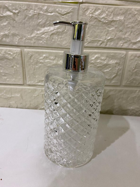 500 Ml Cam Sabunluk Cam Premium Sıvı Sabunluk - 3