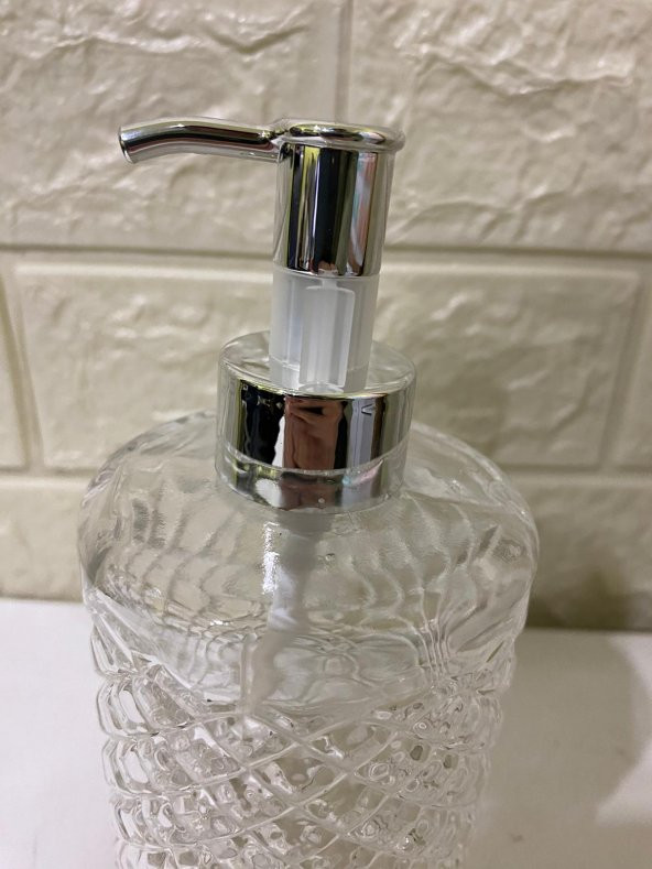 500 Ml Cam Sabunluk Cam Premium Sıvı Sabunluk - 4