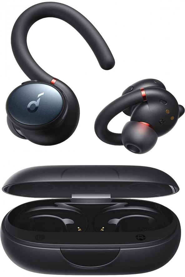 Soundcore Sport X10 Tws Bluetooth 5.2 Kablosuz Kancalı Spor Kulaklık - Ipx7 Suya Dayanıklı - D - 1