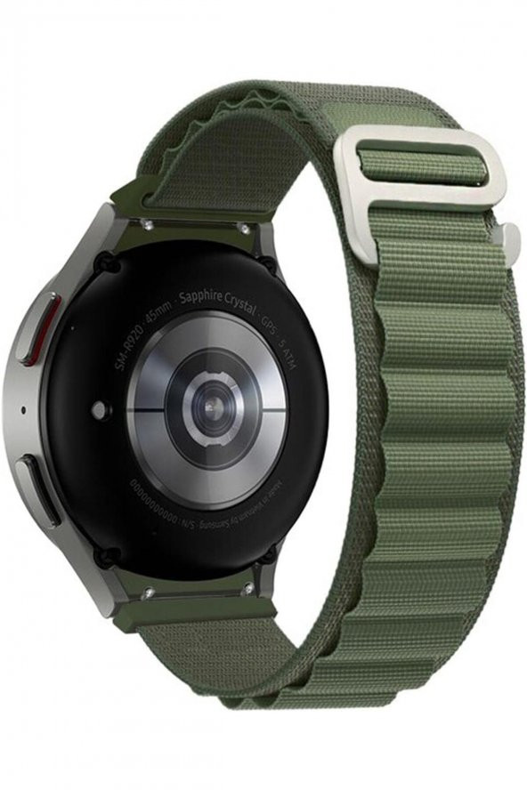 Huawei Watch Gt 3 Pro Titanium Için Kordon Alpine Loop Yeşil