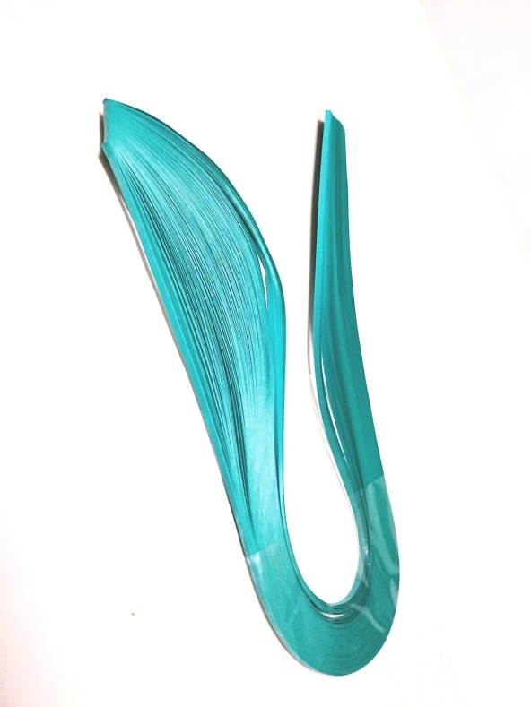 Hayal 3mm TURKUAZ  Renkli Quilling Kağıdı - 100lü - Resim 2