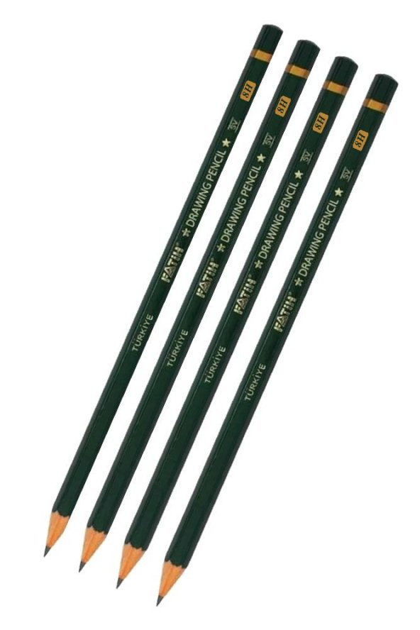 8H Resim Kalemi Dereceli Kalem 4 Adet Fatih Dereceli Resim Kalemi Kurşun Kalem ürün görseli