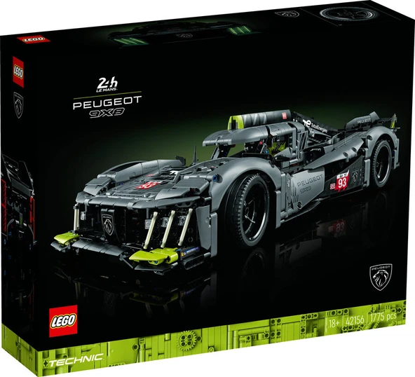 LEGO-42156 Technic PEUGEOT 9X8 24H Le Mans Hybrid Hypercar