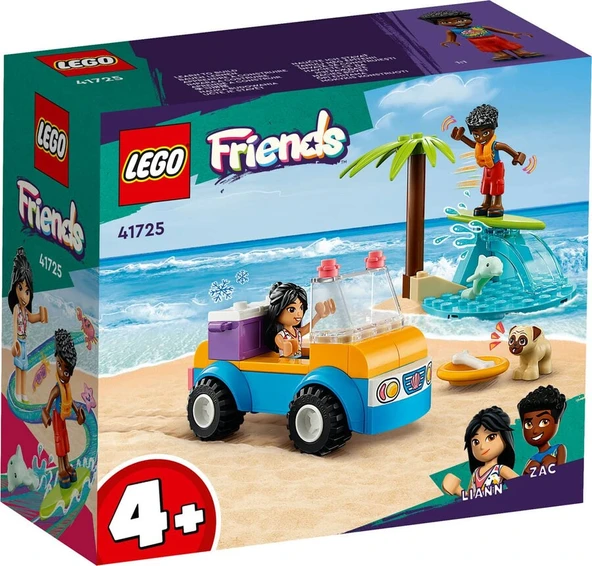 LEGO-41725 Friends Plaj Arabası Eğlencesi