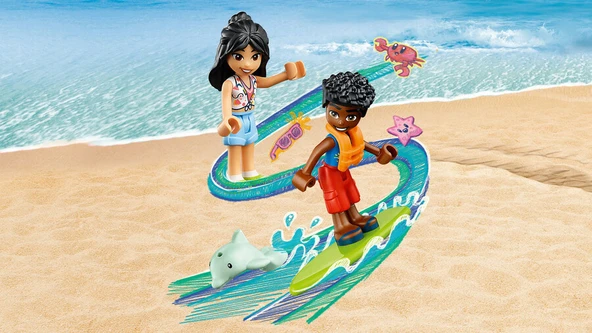 LEGO-41725 Friends Plaj Arabası Eğlencesi - 5
