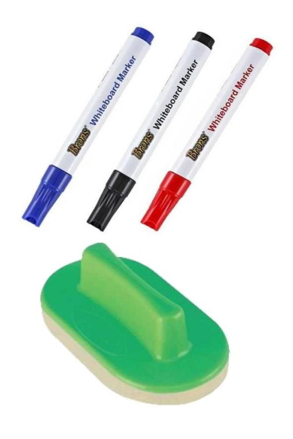 Duvara Monte Beyaz Yazı Tahtası 30x45 cm 1 Adet Yazı Tahta kalemi ve Silgisi Laminant Yazı Tahtası Ahşap Çerçeveli Askılı Okul Ofis Büro - 6