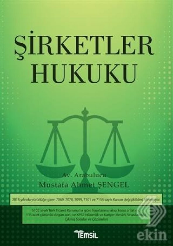 Şirketler Hukuku - 1