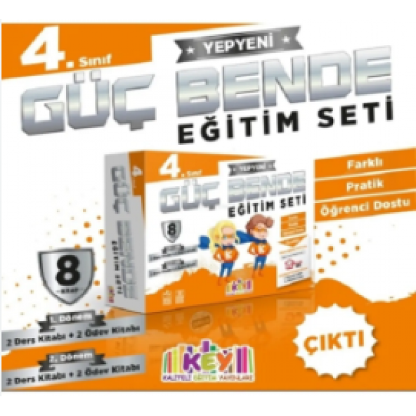 4. Sınıf Güç Bende Eğitim Seti 8 kitap