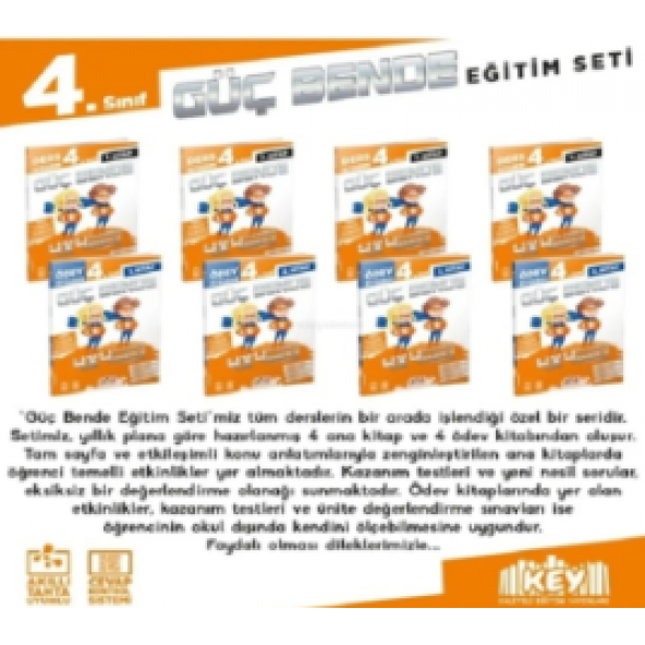 4. Sınıf Güç Bende Eğitim Seti 8 kitap - 2